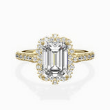 Vintage Halo Engagement Ring