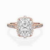 Vintage Halo Engagement Ring