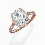 Vintage Halo Engagement Ring