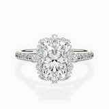 Vintage Halo Engagement Ring