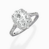 Vintage Halo Engagement Ring