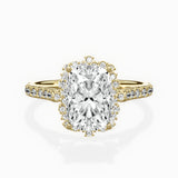 Vintage Halo Engagement Ring