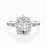 Vintage Halo Engagement Ring