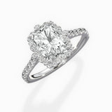 Vintage Halo Engagement Ring
