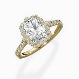Vintage Halo Engagement Ring