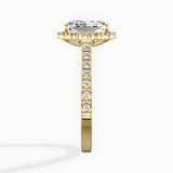 Vintage Halo Engagement Ring