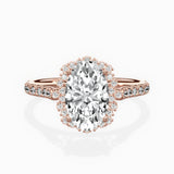Vintage Halo Engagement Ring