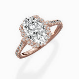 Vintage Halo Engagement Ring