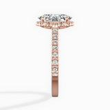 Vintage Halo Engagement Ring