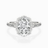 Vintage Halo Engagement Ring