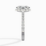 Vintage Halo Engagement Ring