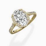 Vintage Halo Engagement Ring