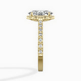 Vintage Halo Engagement Ring