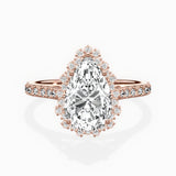 Vintage Halo Engagement Ring
