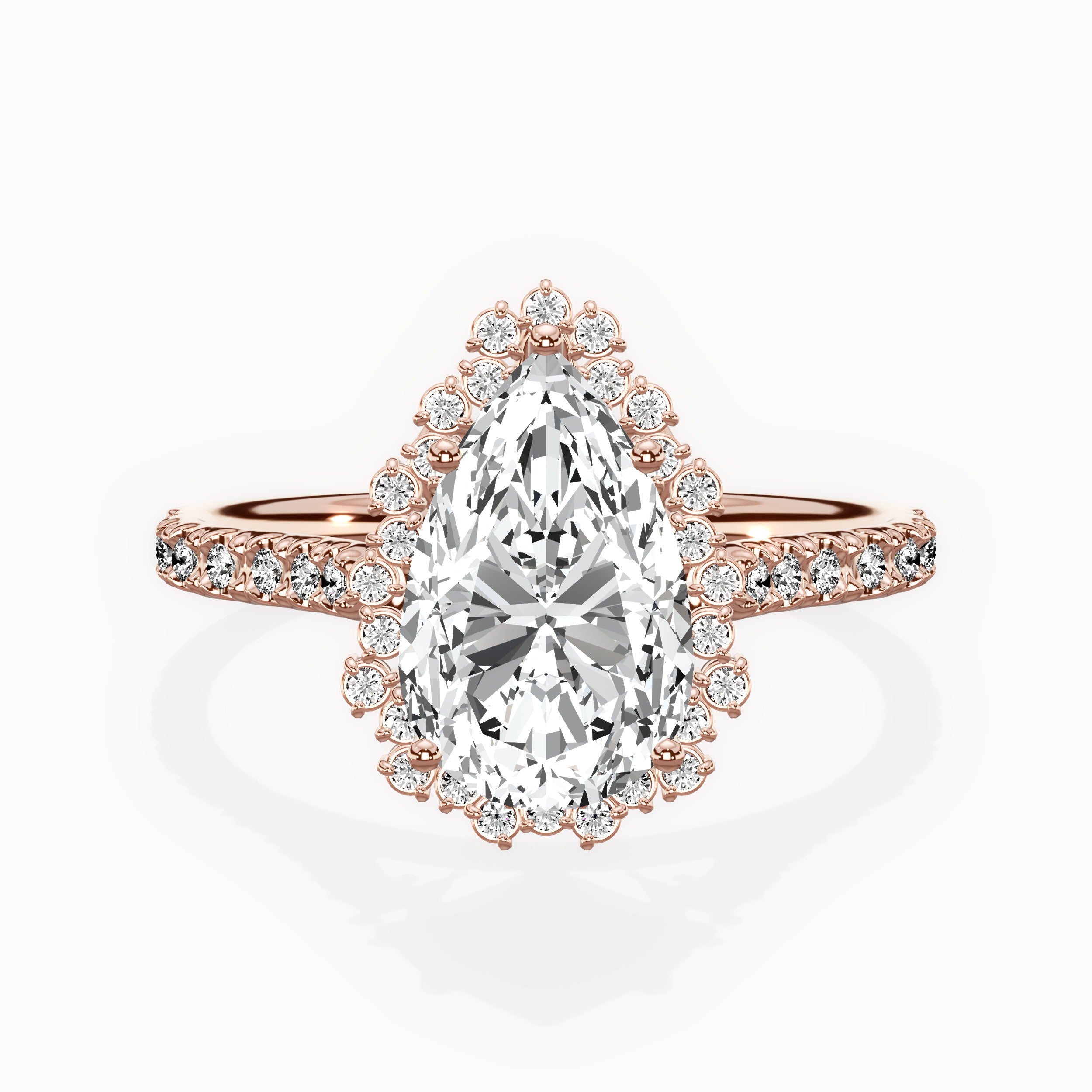 Vintage Halo Engagement Ring
