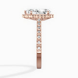 Vintage Halo Engagement Ring