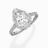 Vintage Halo Engagement Ring