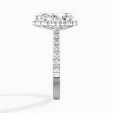 Vintage Halo Engagement Ring