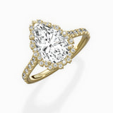 Vintage Halo Engagement Ring