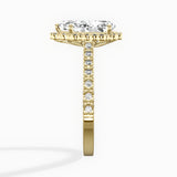 Vintage Halo Engagement Ring