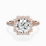 Vintage Halo Engagement Ring