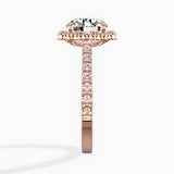 Vintage Halo Engagement Ring