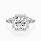 Vintage Halo Engagement Ring