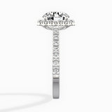 Vintage Halo Engagement Ring