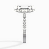 Vintage Halo Engagement Ring
