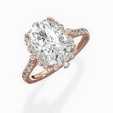 Vintage Halo Engagement Ring