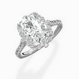 Vintage Halo Engagement Ring