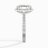 Vintage Halo Engagement Ring