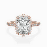 Vintage Halo Engagement Ring