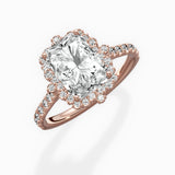 Vintage Halo Engagement Ring