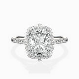 Vintage Halo Engagement Ring