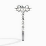 Vintage Halo Engagement Ring