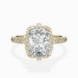 Vintage Halo Engagement Ring