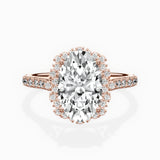 Vintage Halo Engagement Ring