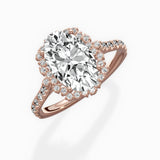 Vintage Halo Engagement Ring