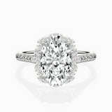Vintage Halo Engagement Ring