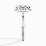 Vintage Halo Engagement Ring