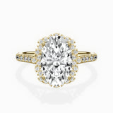 Vintage Halo Engagement Ring