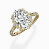 Vintage Halo Engagement Ring