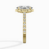 Vintage Halo Engagement Ring