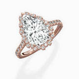 Vintage Halo Engagement Ring