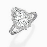 Vintage Halo Engagement Ring