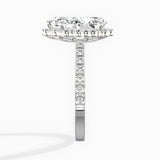 Vintage Halo Engagement Ring