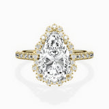 Vintage Halo Engagement Ring