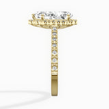 Vintage Halo Engagement Ring