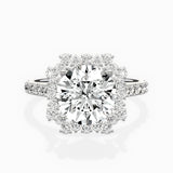 Vintage Halo Engagement Ring